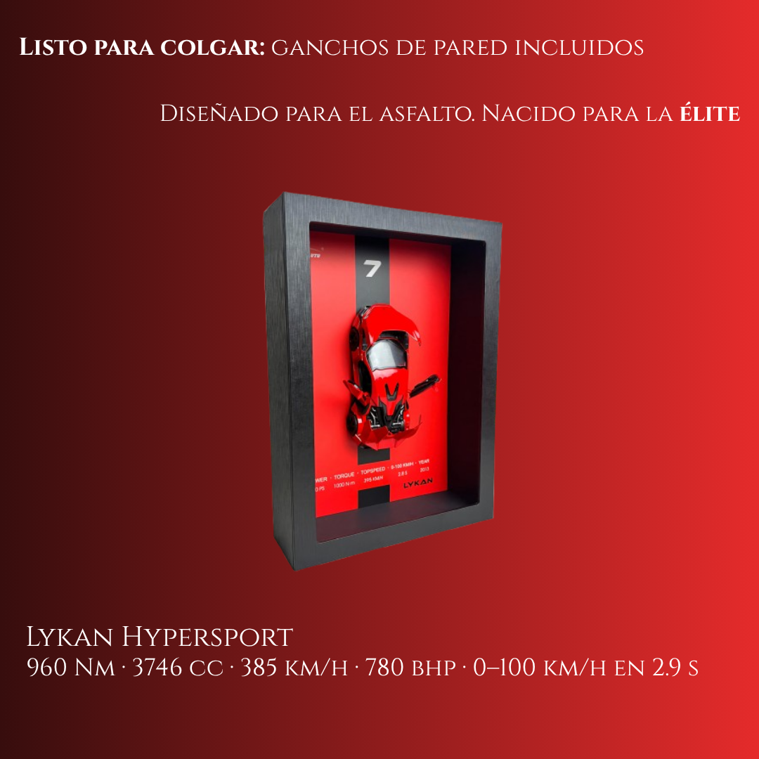 RacingFrame Marco 3D Coche Deportivo
