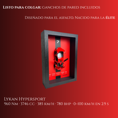 RacingFrame Marco 3D Coche Deportivo